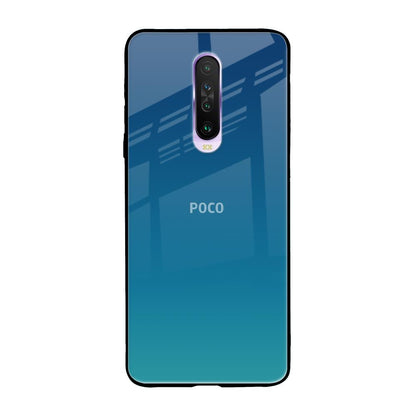 Celestial Blue Poco X2 Glass Back Cover Online