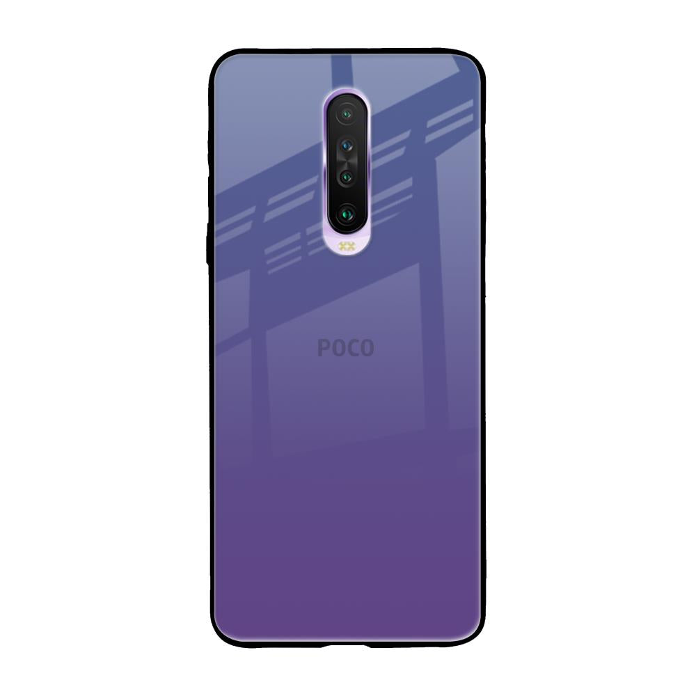 Indigo Pastel Poco X2 Glass Back Cover Online