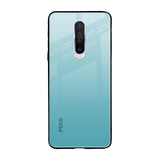 Arctic Blue Poco X2 Glass Back Cover Online