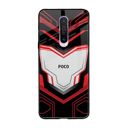 Quantum Suit Poco X2 Glass Back Cover Online