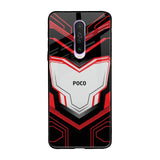 Quantum Suit Poco X2 Glass Back Cover Online