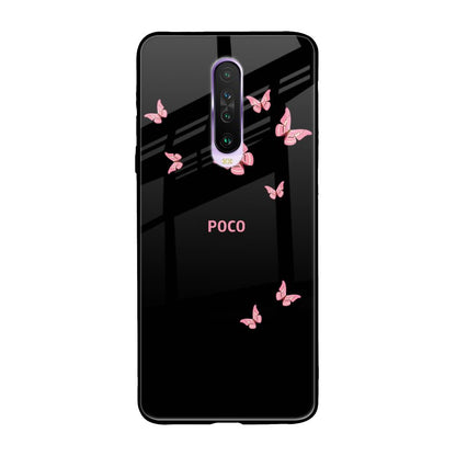 Fly Butterfly Poco X2 Glass Back Cover Online