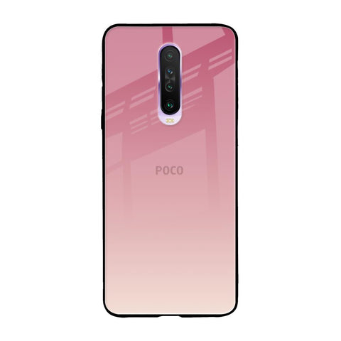 Blooming Pink Poco X2 Glass Back Cover Online