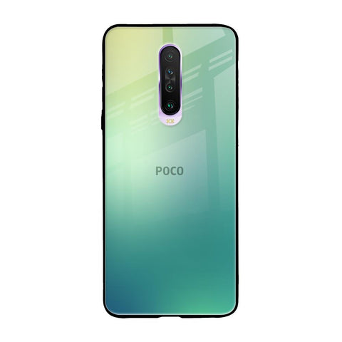 Dusty Green Poco X2 Glass Back Cover Online