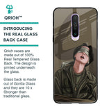 Blind Fold Glass Case for Poco X2