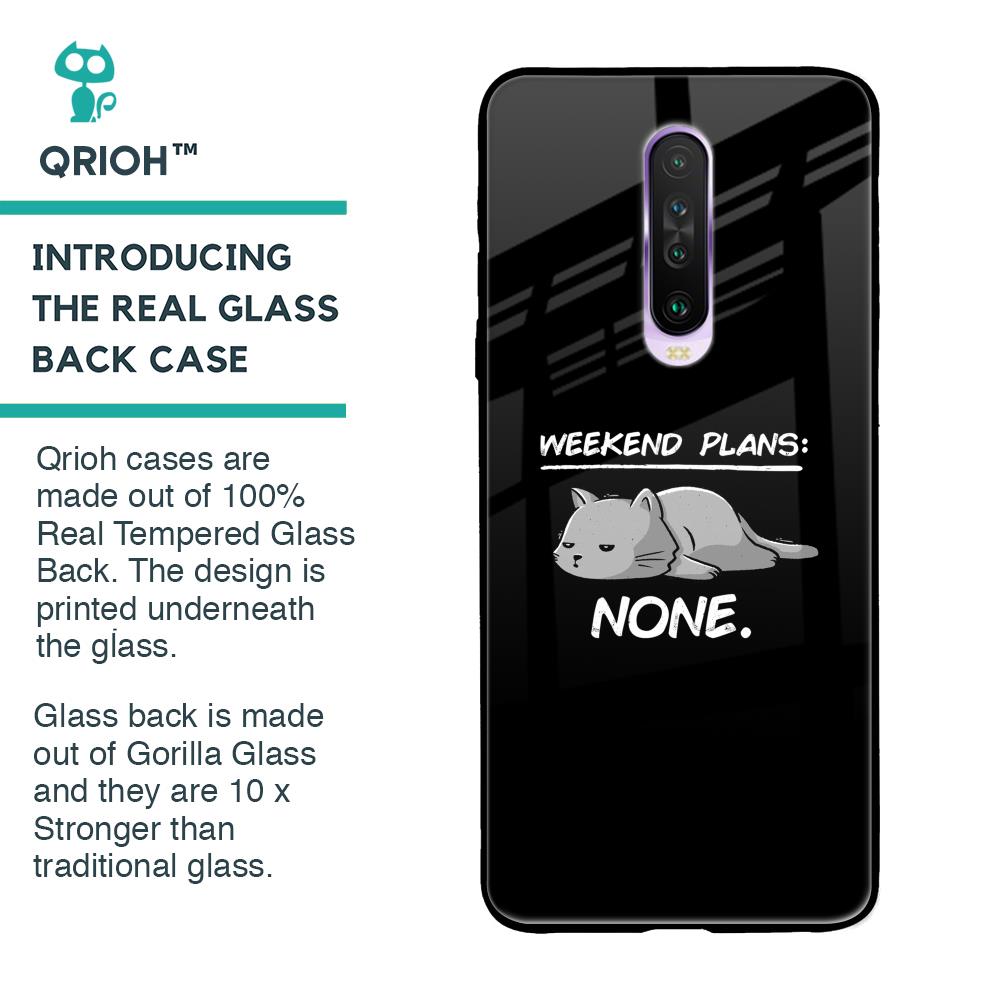 Weekend Plans Glass Case for Poco X2