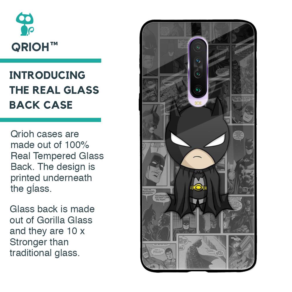 Cartoon Art Glass Case for Poco X2
