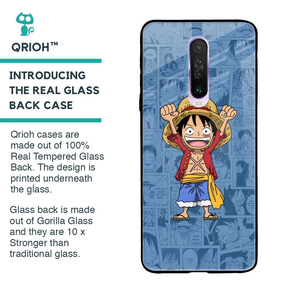 Chubby Anime Glass Case for Poco X2
