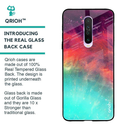 Colorful Aura Glass Case for Poco X2
