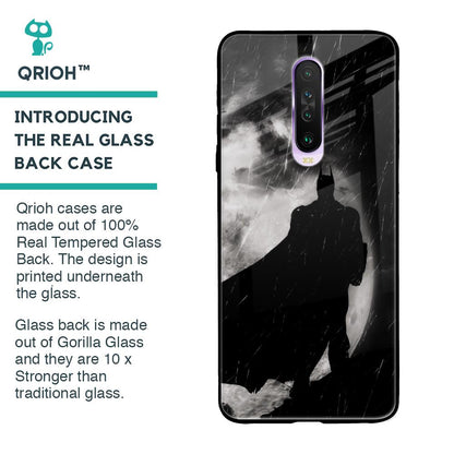 Dark Warrior Hero Glass Case for Poco X2
