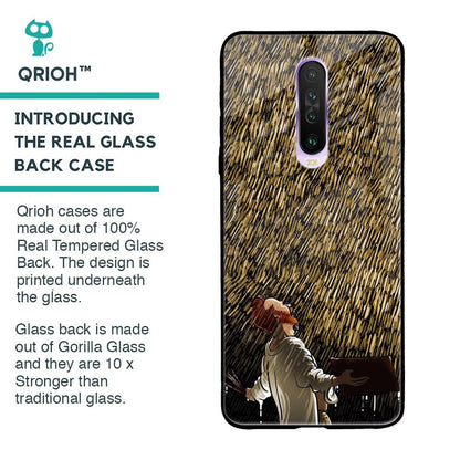 Rain Festival Glass Case for Poco X2
