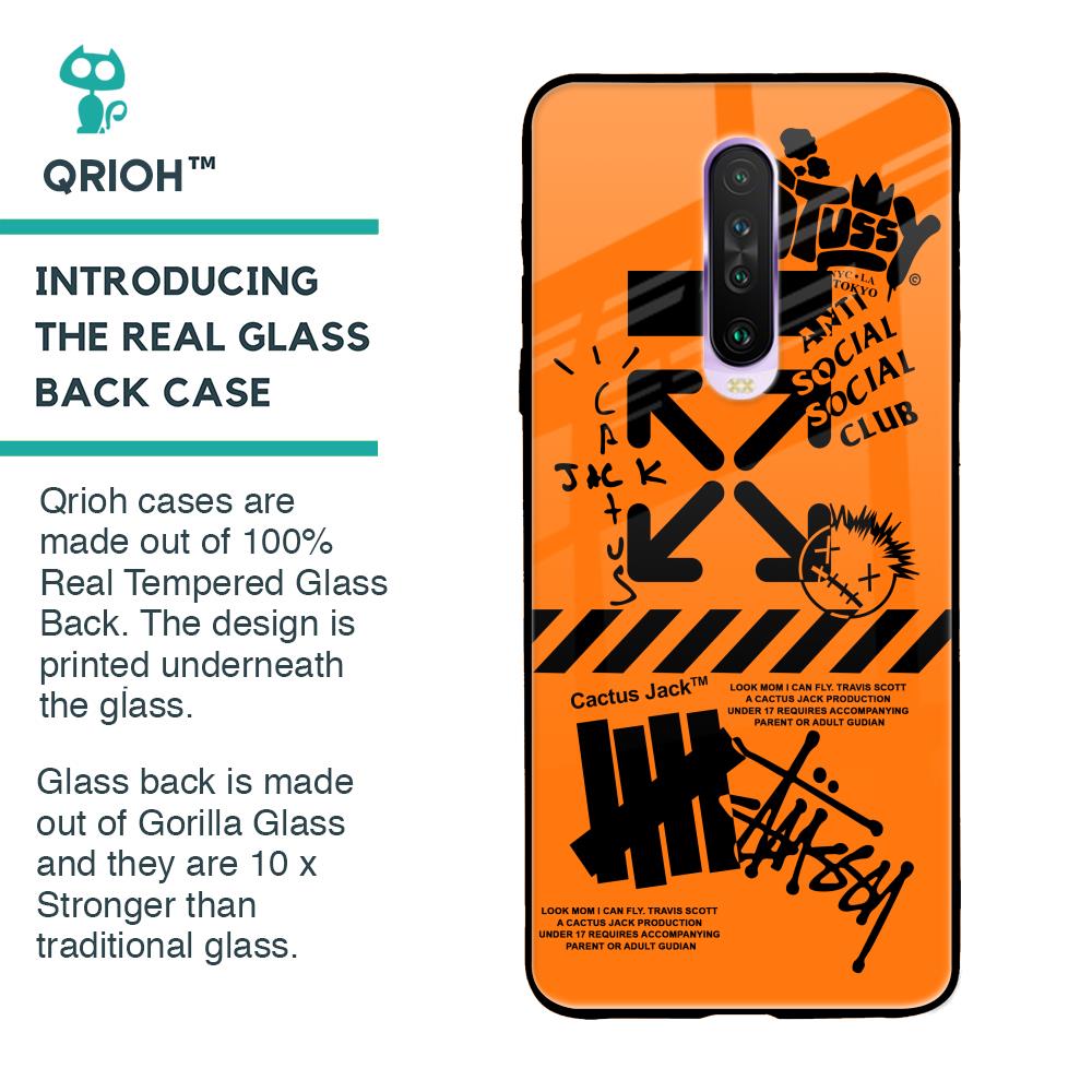 Anti Social Club Glass Case for Poco X2