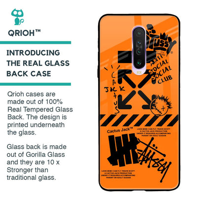 Anti Social Club Glass Case for Poco X2