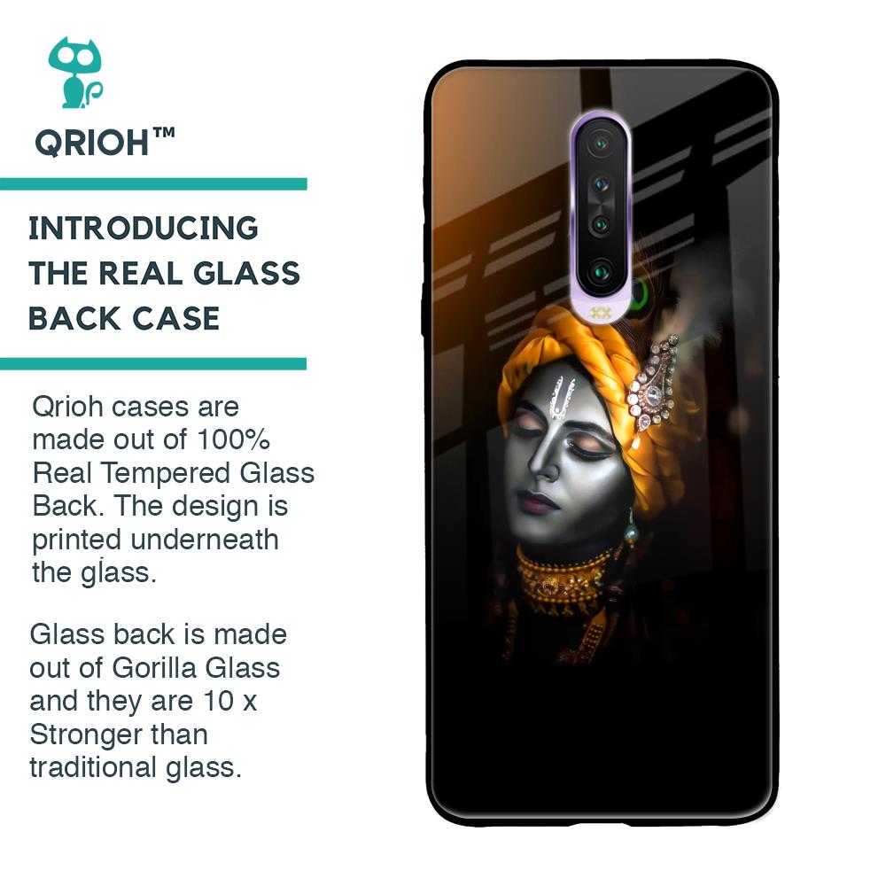 Ombre Krishna Glass Case for Poco X2