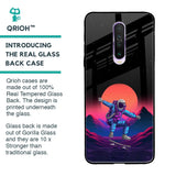 Retro Astronaut Glass Case for Poco X2