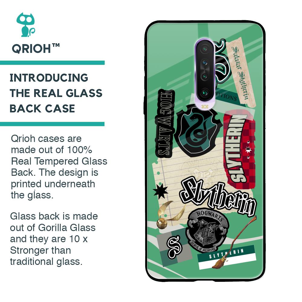 Slytherin Glass Case for Poco X2