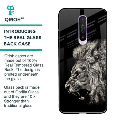 Brave Lion Glass case for Poco X2