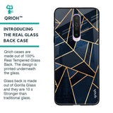 Abstract Tiles Glass case for Poco X2