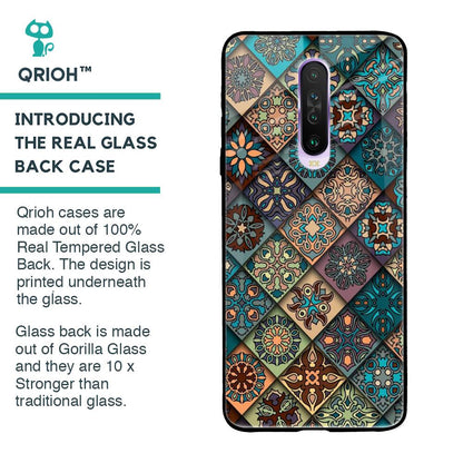 Retro Art Glass case for Poco X2