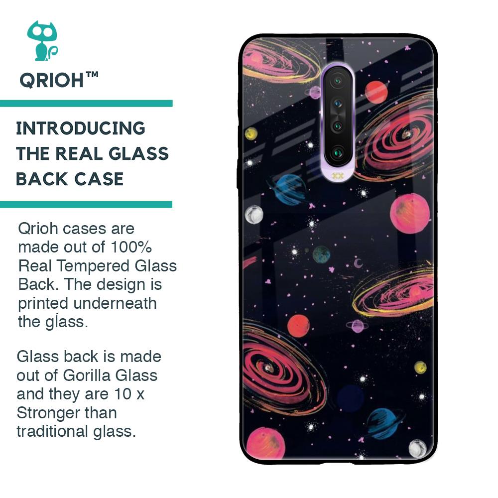 Galaxy In Dream Glass Case For Poco X2