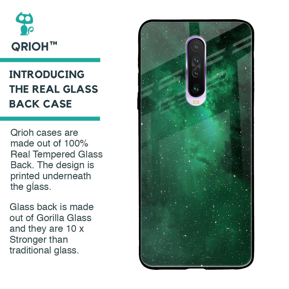Emerald Firefly Glass Case For Poco X2