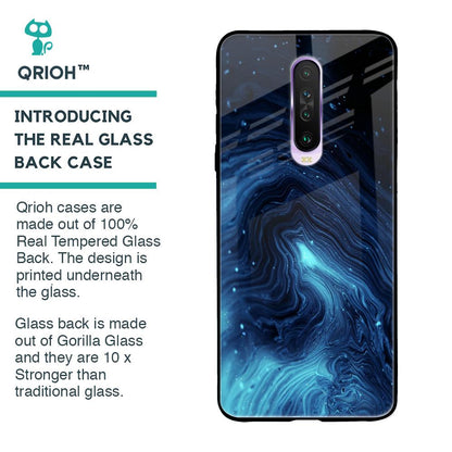 Dazzling Ocean Gradient Glass Case For Poco X2