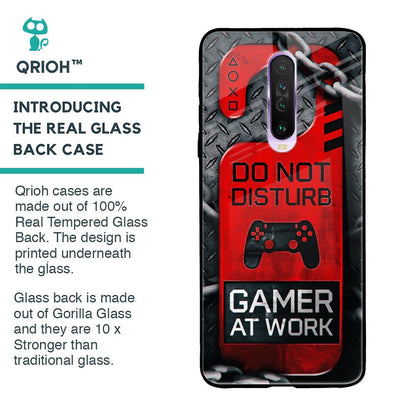 Do No Disturb Glass Case For Poco X2