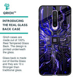 Techno Color Pattern Glass Case For Poco X2