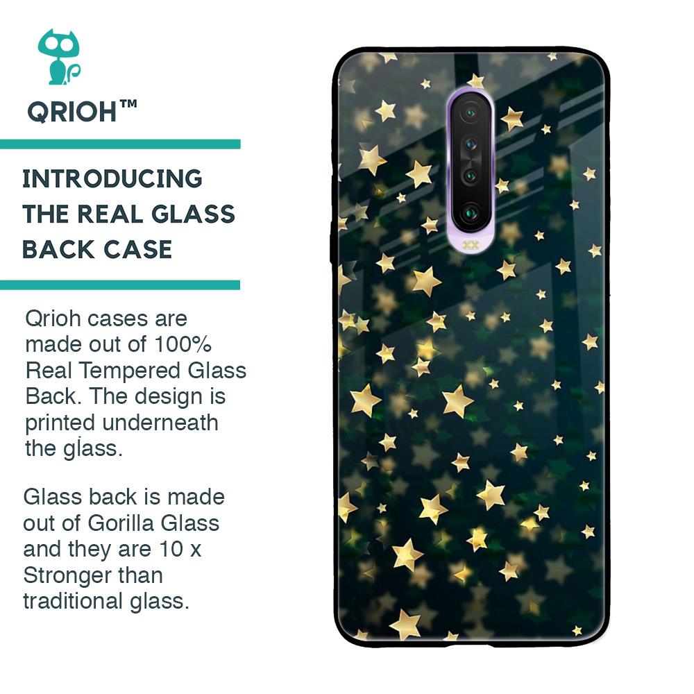 Dazzling Stars Glass Case For Poco X2