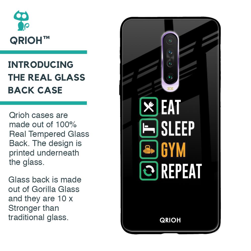 Daily Routine Glass Case for Poco X2