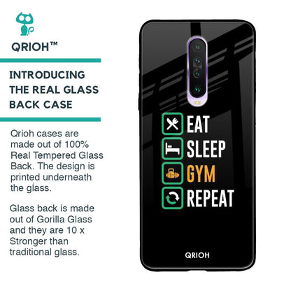 Daily Routine Glass Case for Poco X2