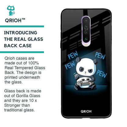 Pew Pew Glass Case for Poco X2