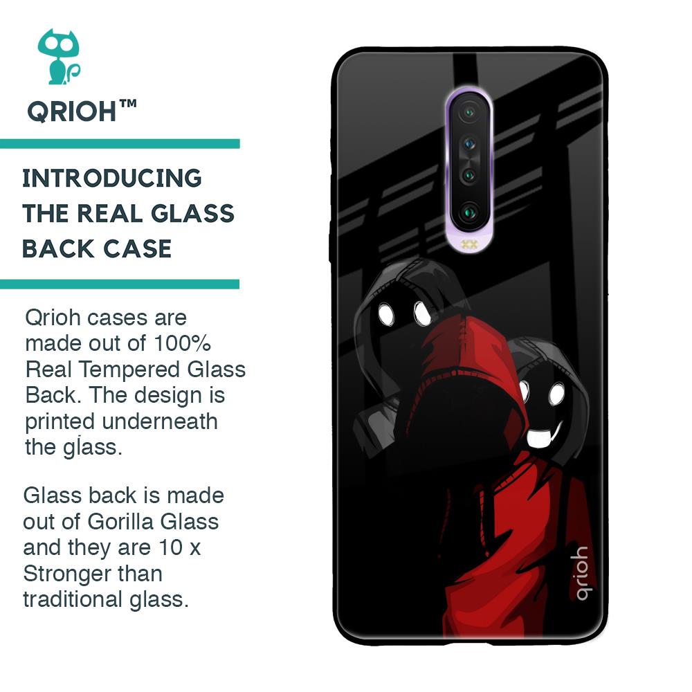 Shadow Character Glass Case for Poco X2