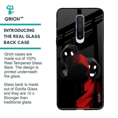 Shadow Character Glass Case for Poco X2