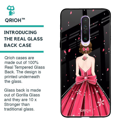 Fashion Princess Glass Case for Poco X2