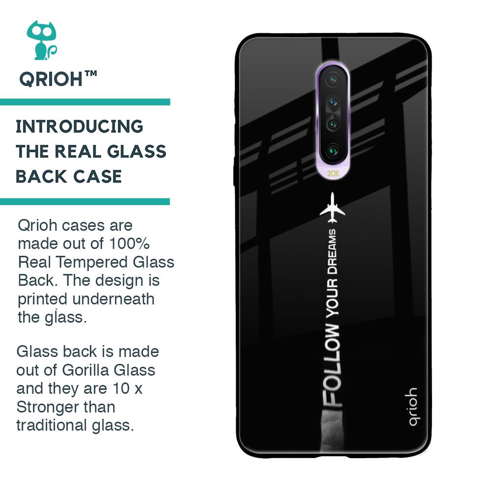 Follow Your Dreams Glass Case for Poco X2