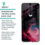 Moon Wolf Glass Case for Poco X2