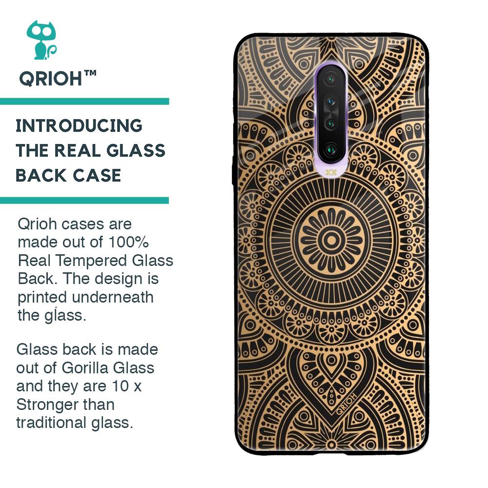 Luxury Mandala Glass Case for Poco X2