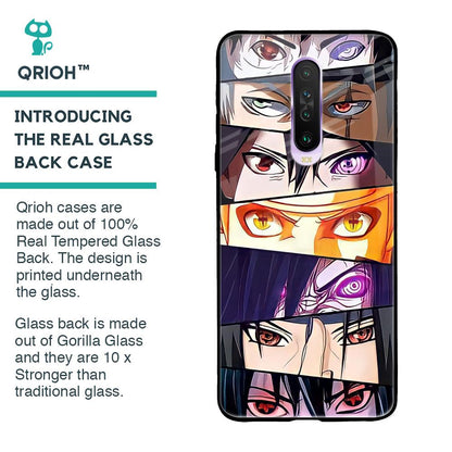 Anime Eyes Glass Case for Poco X2