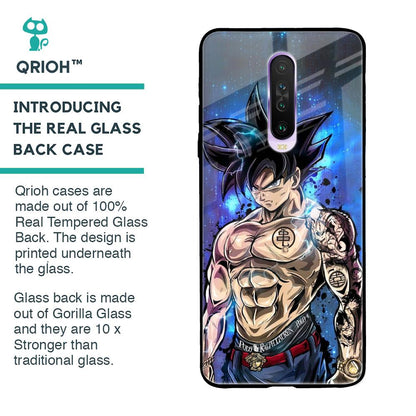 Branded Anime Glass Case for Poco X2