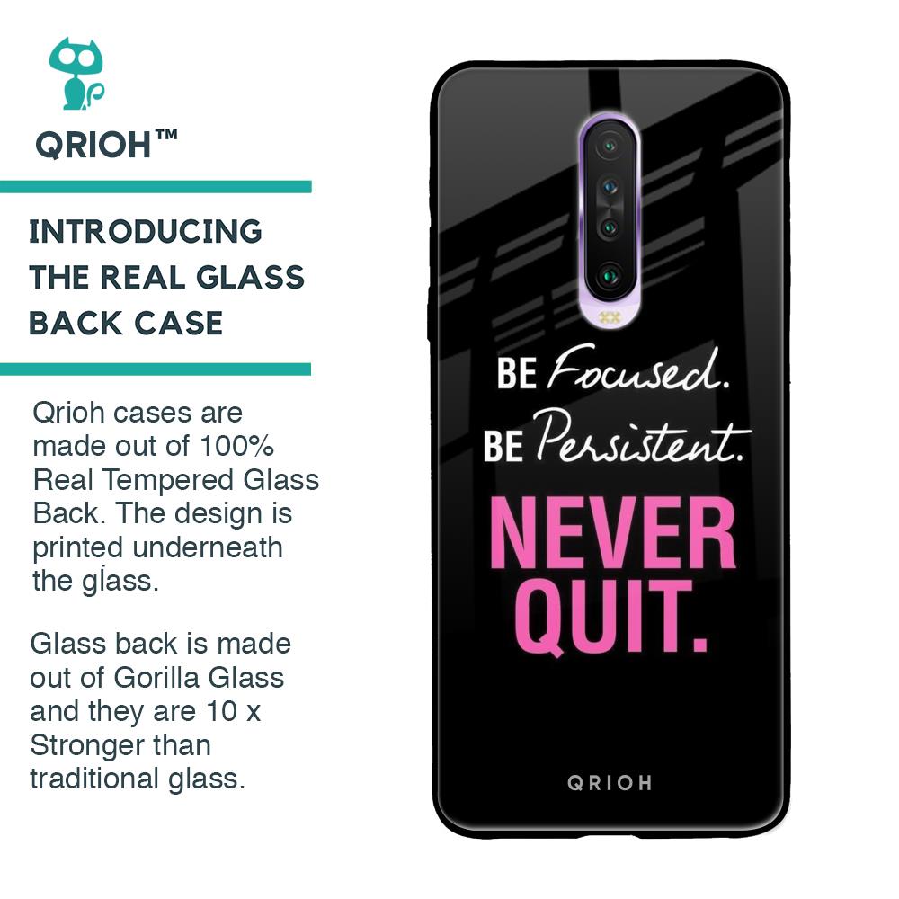 Be Focused Glass case for Poco X2