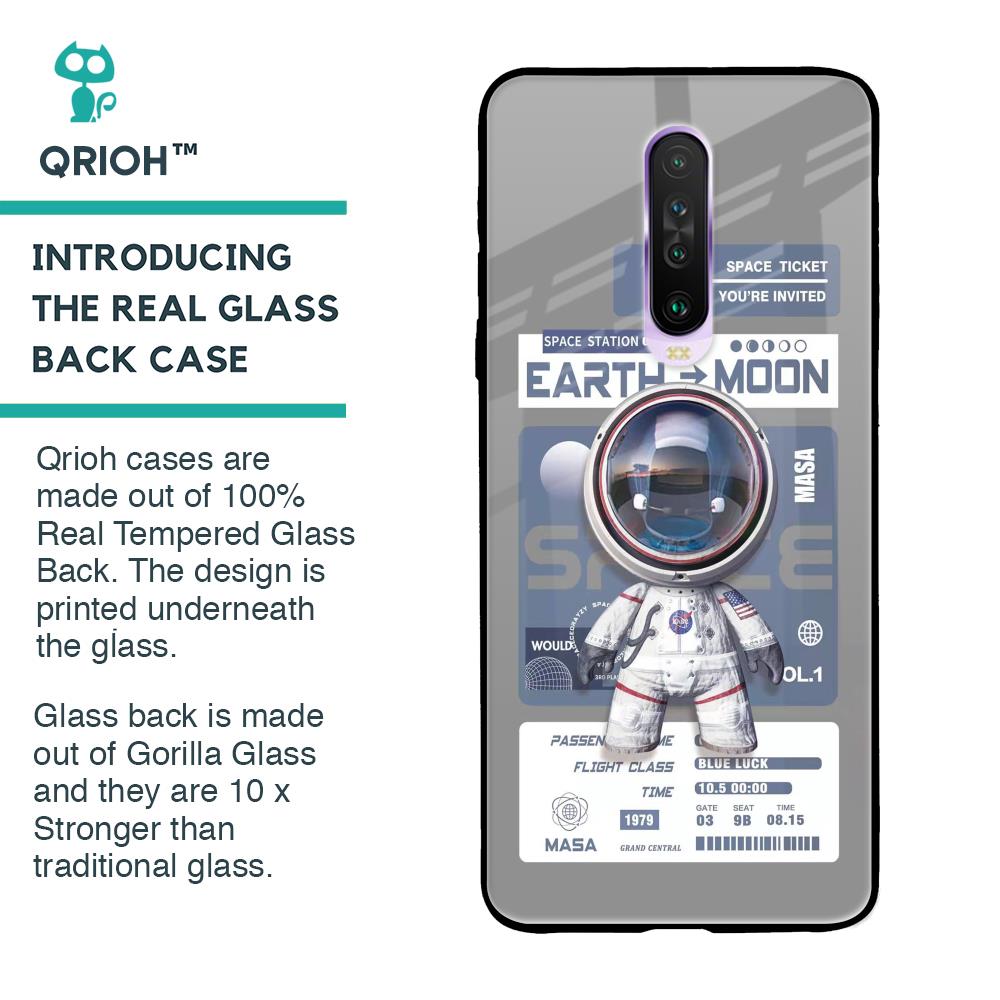 Space Flight Pass Glass Case for Poco X2