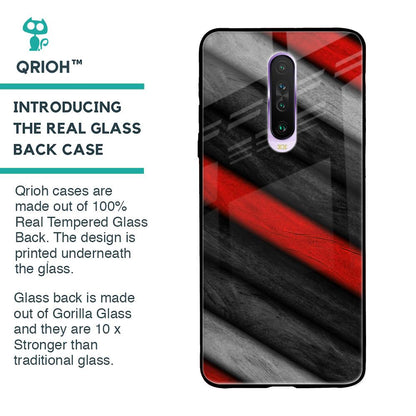 Soft Wooden Texture Glass Case for Poco X2