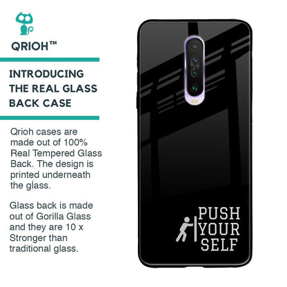 Push Your Self Glass Case for Poco X2