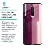 Brush Stroke Art Glass Case for Poco X2