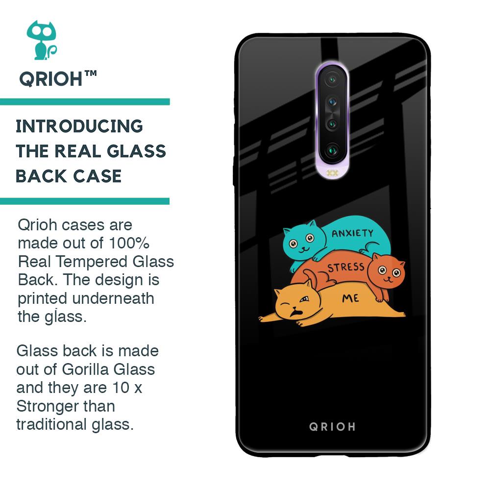 Anxiety Stress Glass Case for Poco X2