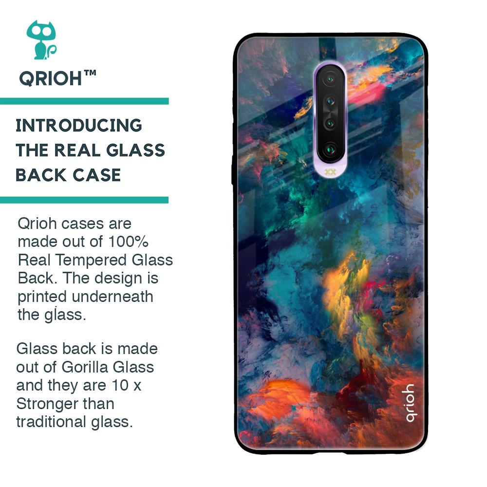 Cloudburst Glass Case for Poco X2