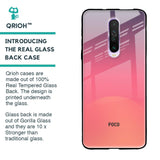 Sunset Orange Glass Case for Poco X2
