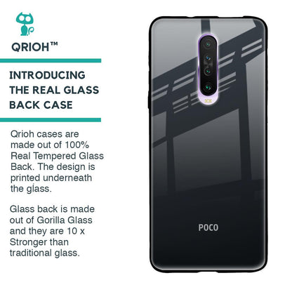 Stone Grey Glass Case For Poco X2