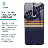 Tricolor Stripes Glass Case For Poco X2